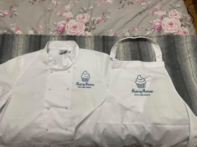 Chef Whites with Logo